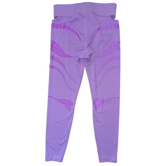 NWT Reebok X Cardi B High-Rise Purple Leggings Large - Picture 5 of 9
